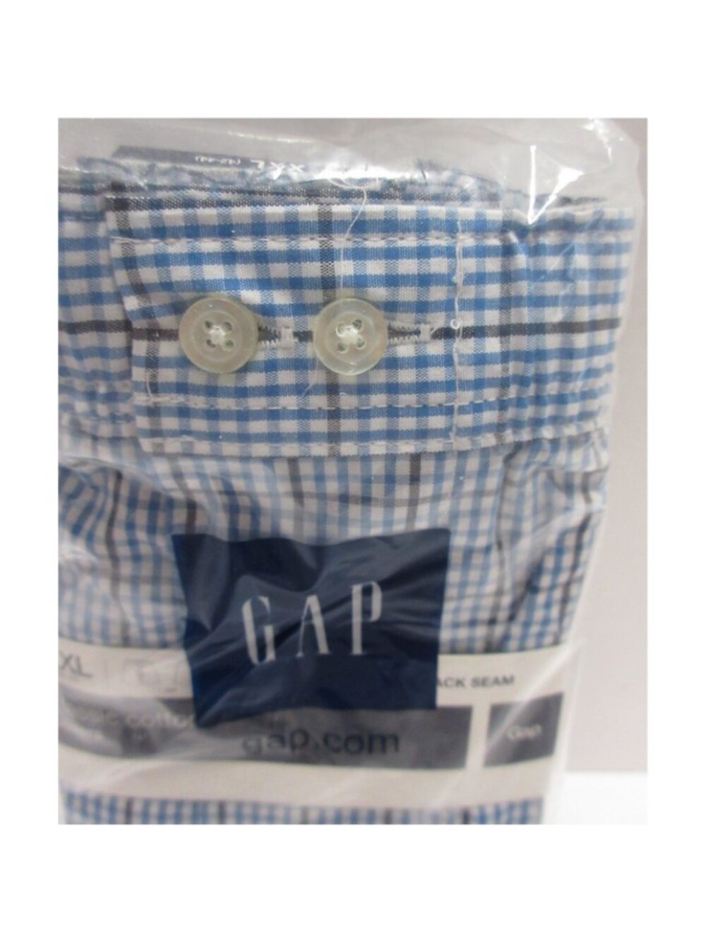 Gap Underwear XXL Boxer Shorts Check Classic Preppy Deadstock Y2K NEW - Picture 2 of 8